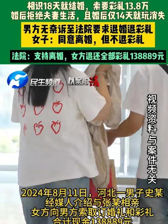 这事太让人瞠目结舌！河北保定，史某到适婚年龄还没对象，父母急得四处托人介绍。20