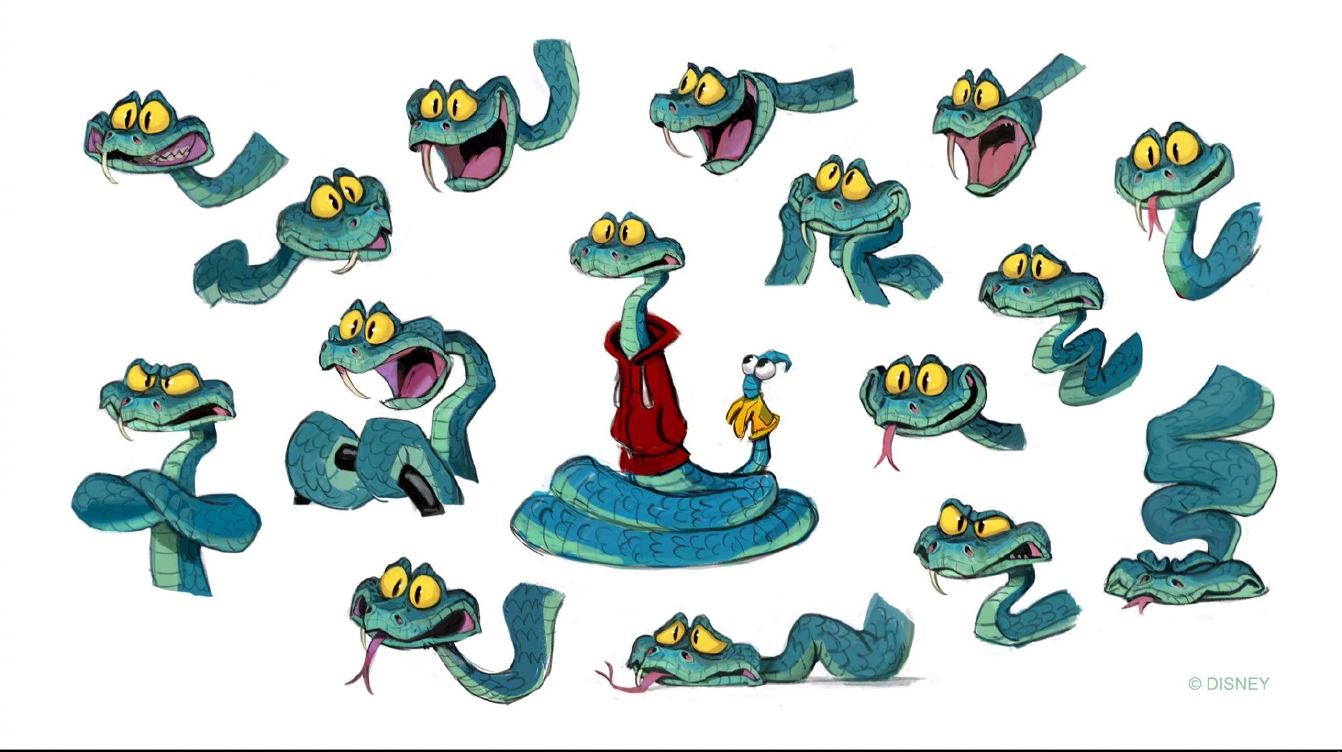 疯狂动物城2中的蛇盖瑞，没想到被这个冷血动物深深暖到了在动物城2的中国首映礼上，