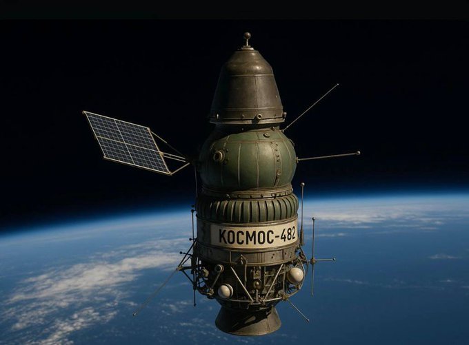 预计2025年5月9日至11日，1972年发射的苏联行星际站“宇宙-482”将坠