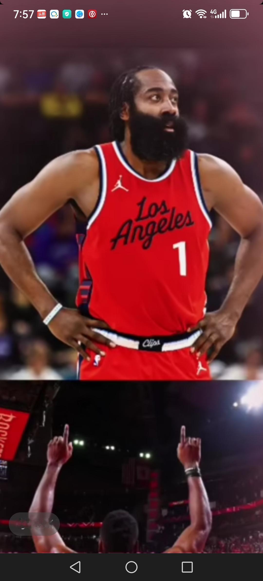 哈登拒绝连败。第1节27分全场55分带领快船客场擒下黄蜂，哈登的表现简直是登峰造