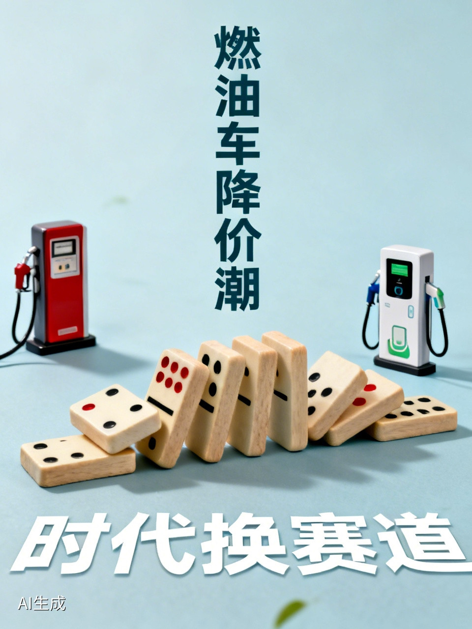 说真的，这场燃油车降价潮哪是某一个品牌的事儿，明明就是多米诺骨牌已经倒了头一张啊！