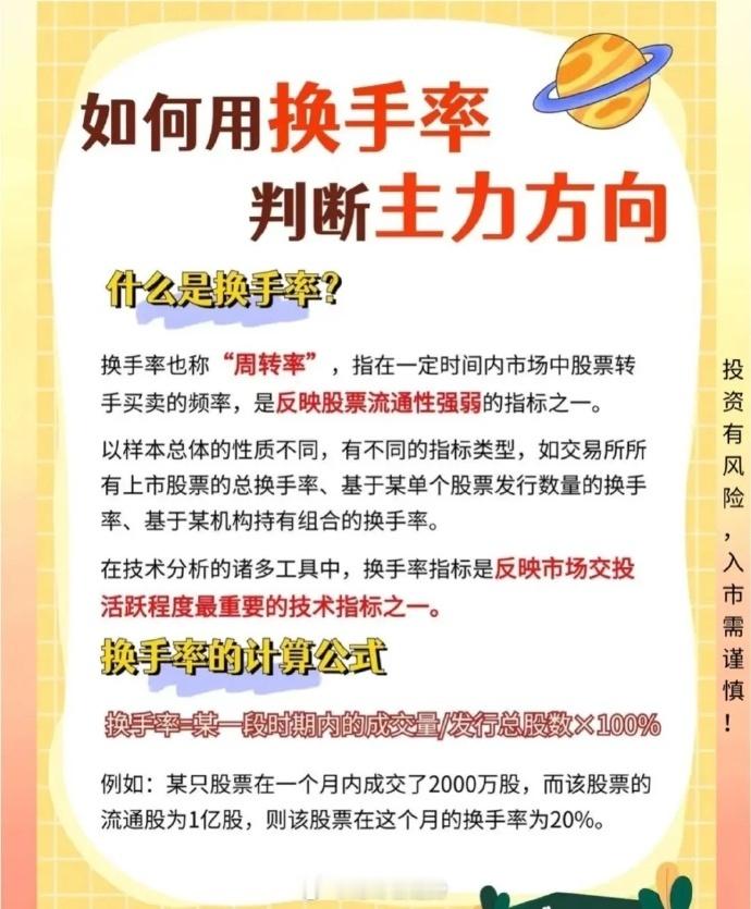 浅谈1、换手率1%-3%股票低迷，机构空仓，散戶持仓；2、换手率3%