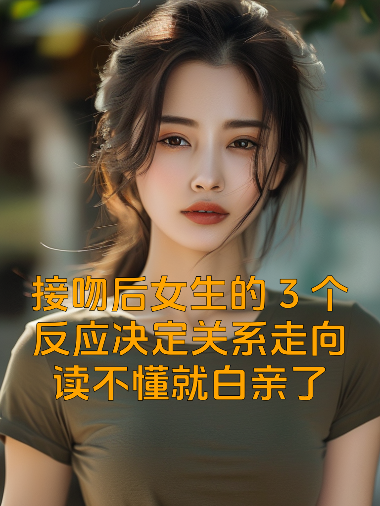 接吻后女生的「3个反应」决定关系走向！读不懂就白亲了