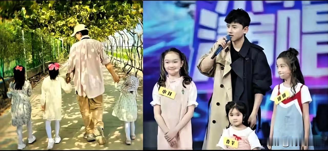 看到谢娜那三个女儿的照片，我算是彻底领教了什么叫“遗传”。整整三个闺女，几乎全长