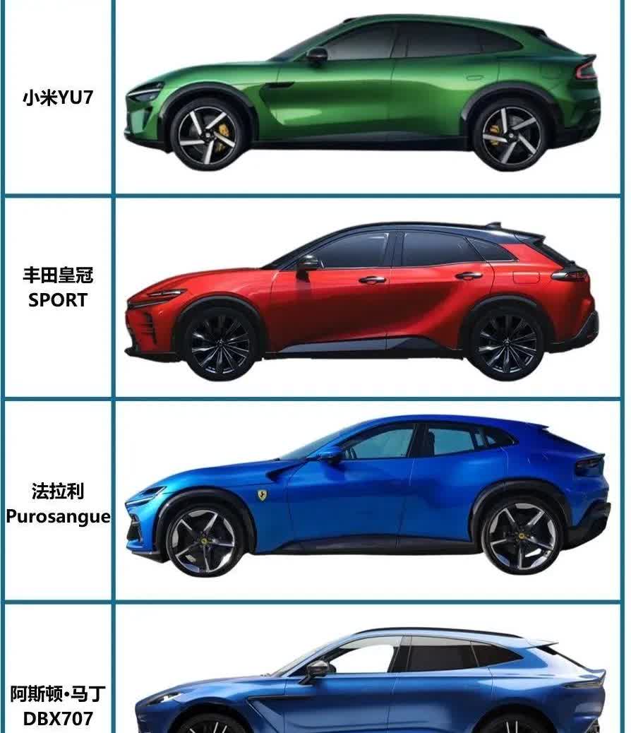 法拉利不忍了！小米YU7：我的外观设计没侵权！你支持哪一方？自从小米YU