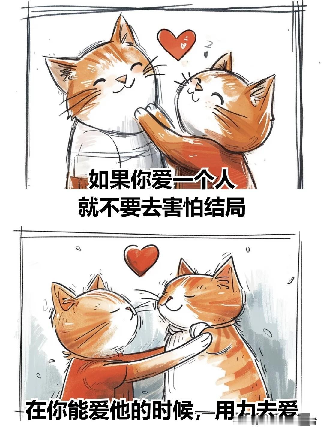 治愈漫画I如果你爱一个人，就不要去害怕结局暖心治愈漫画治愈系图漫画