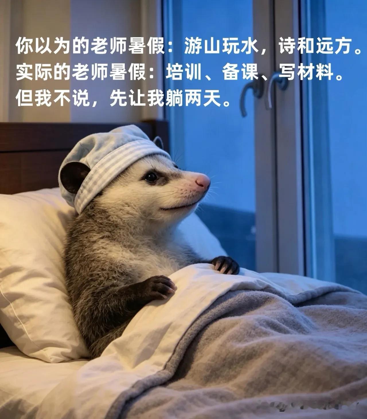 一名普通女教师的暑假安排：暑假不是用来躺平的，是用来“还债”的——还身体的债、