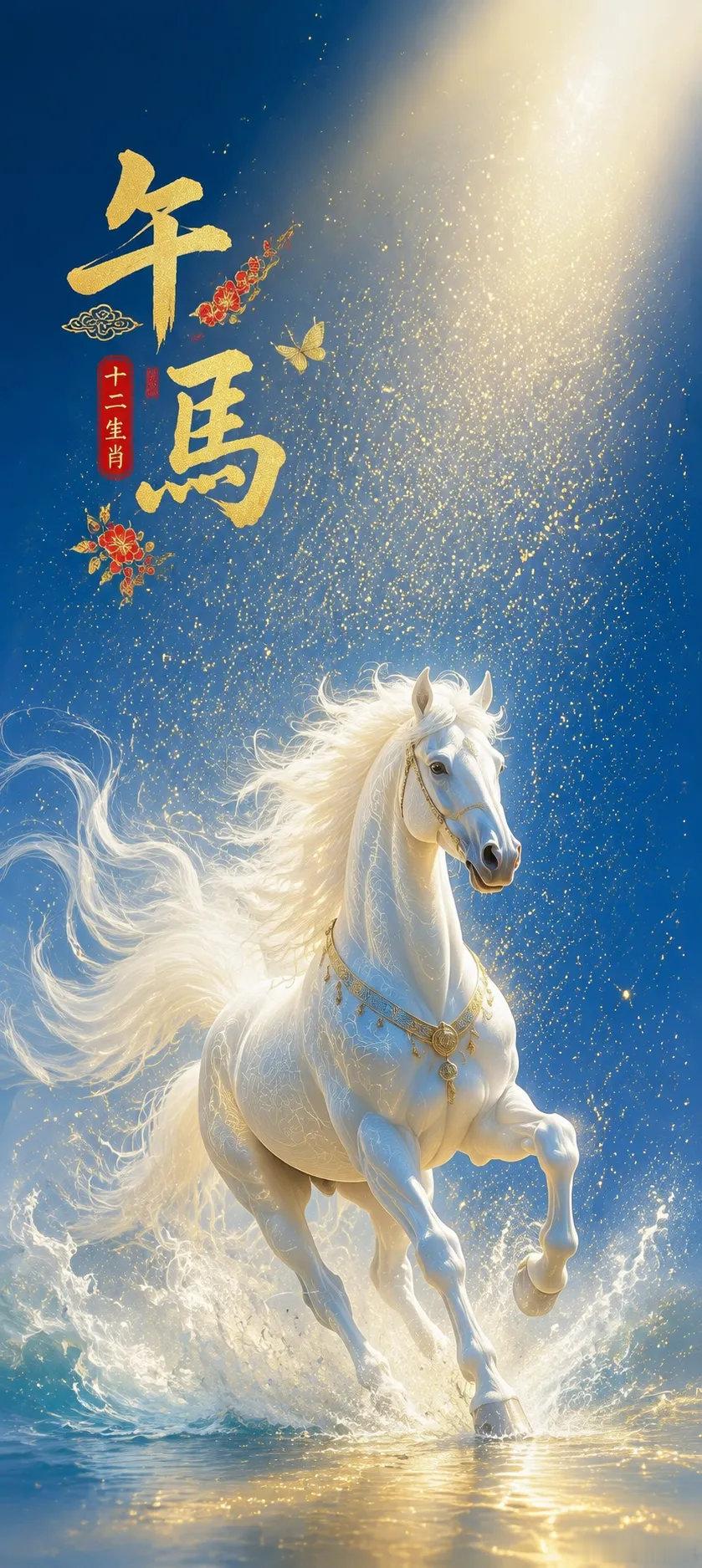 招财吸金福泽安康十二灵兽壁纸