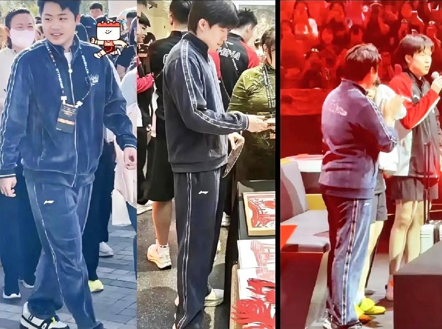 衣服怎么能谁穿都一样呢，怪不得莎莎偷笑，原来原因在这里。继草莓熊穿王楚钦