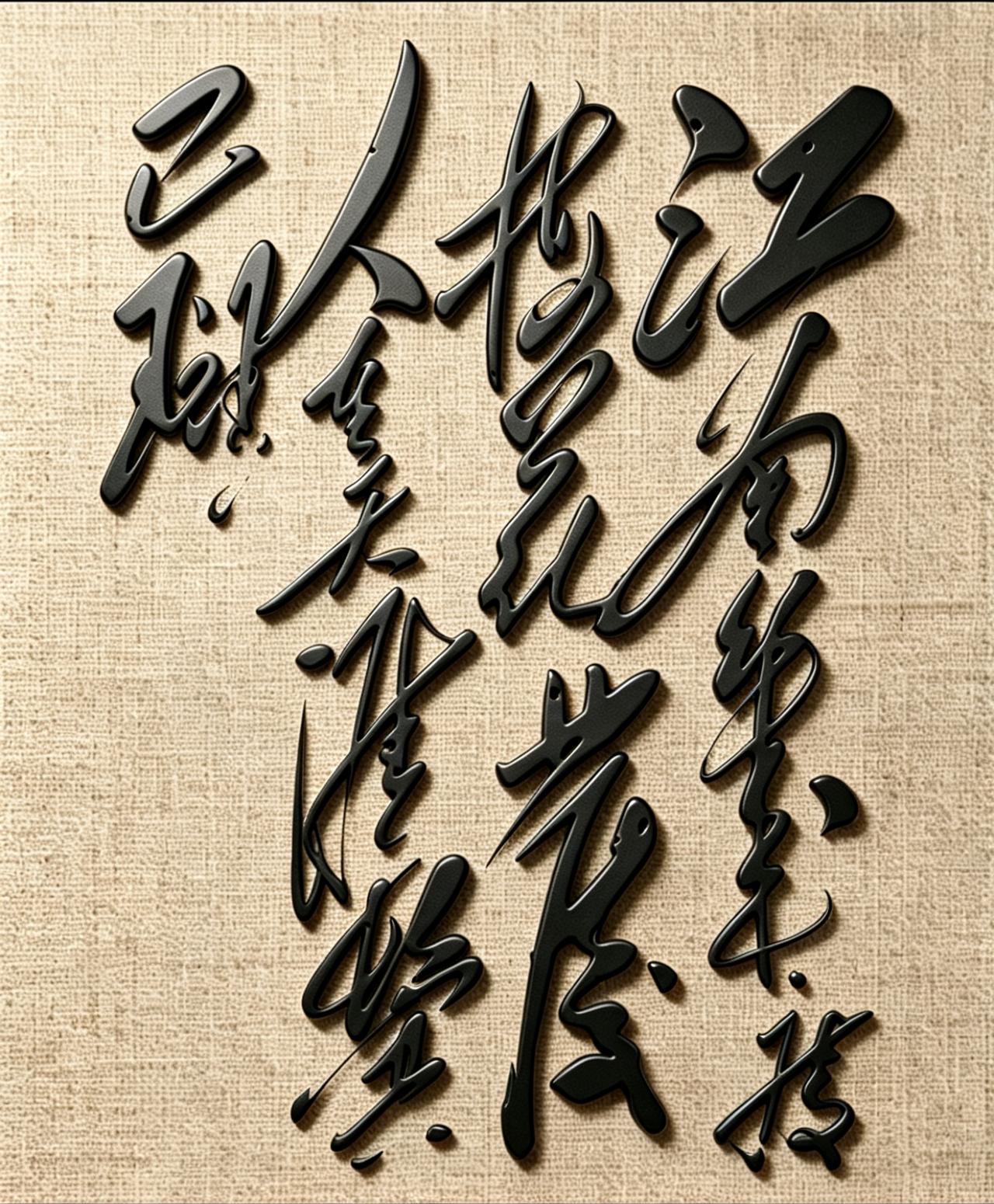 各位网友，今天想跟大家聊聊一幅特别有味道的十四字书法作品。先说说这字本身，