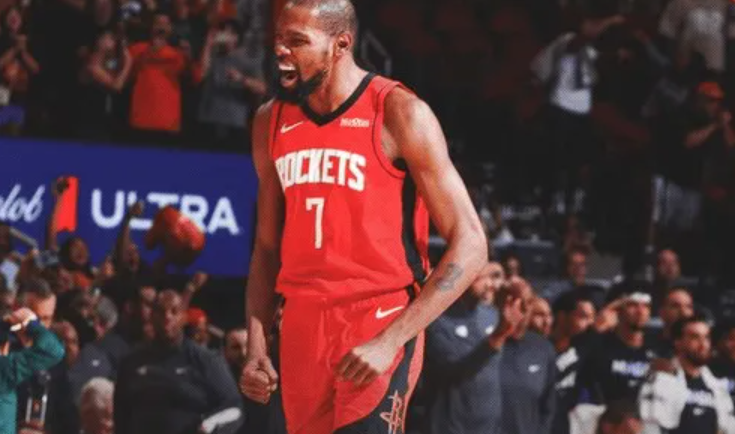 死神加时拆穿魔术，火箭官方认证杜兰特为GOAT