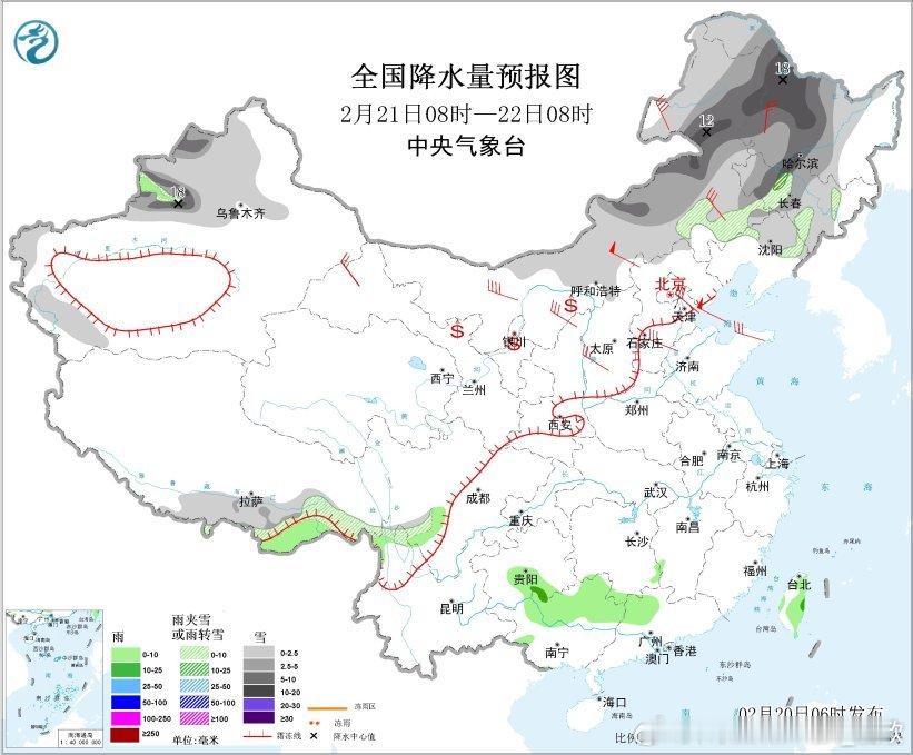 【全能型冷空气】21-24日影响我国的冷空气可以说是全能型的，大风、沙尘、雨雪、