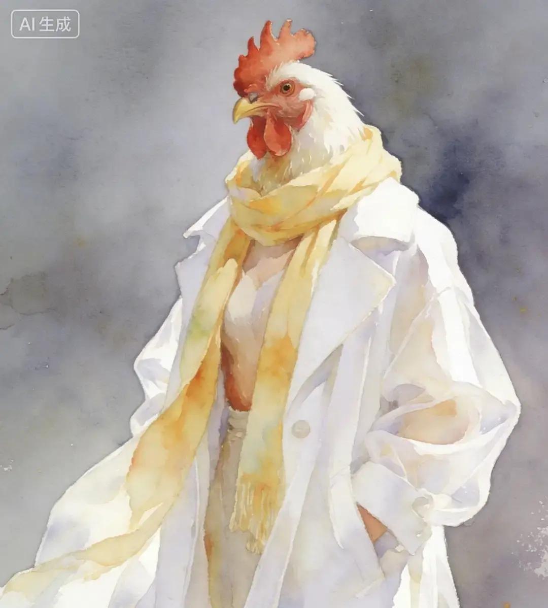 刷到一堆博主提前两年给属鸡人安排2026年穿搭，说丙午双火克金，必须穿白浅金柔光