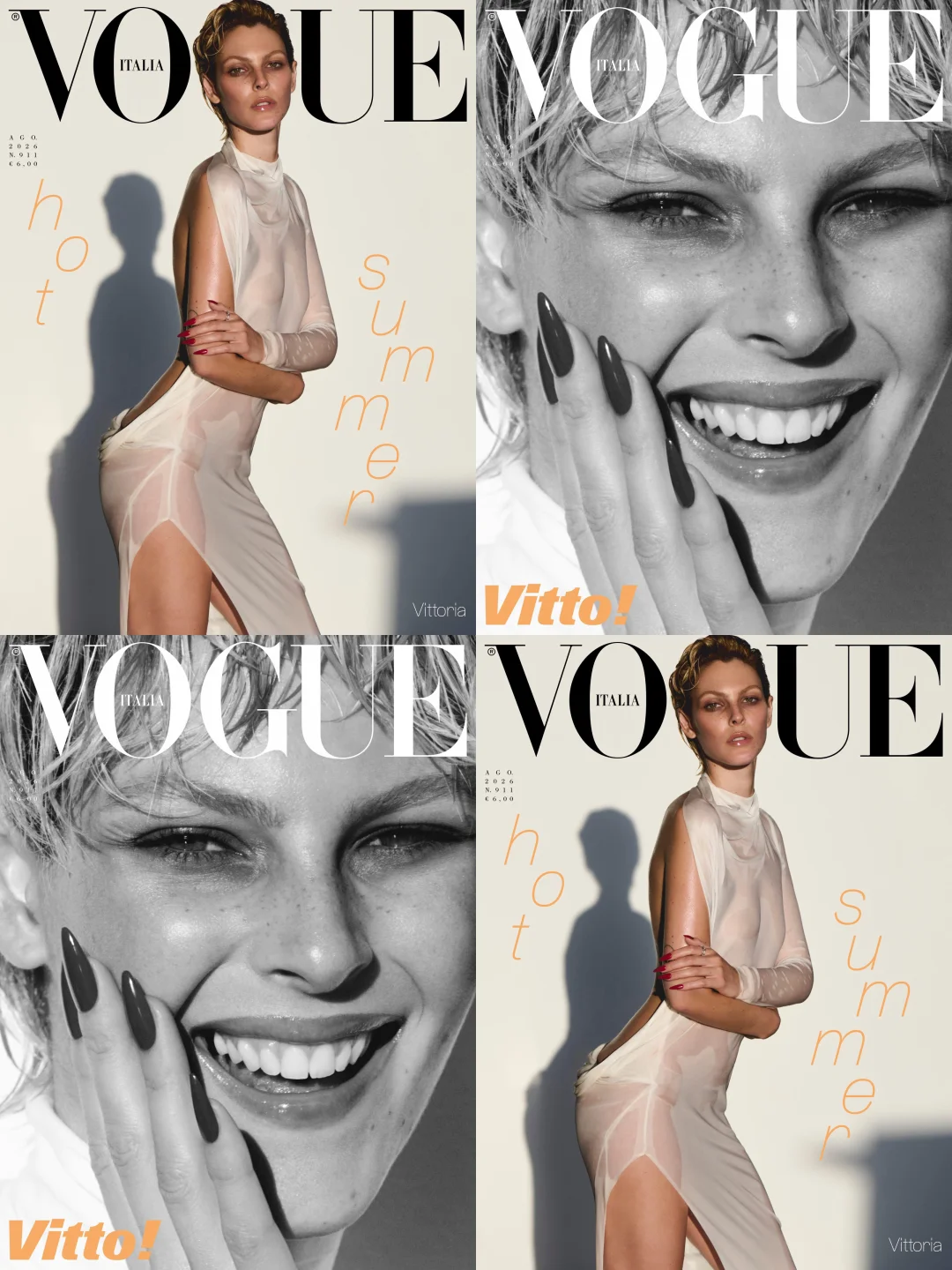 Vittoria Ceretti 八登意大利版 VOGUE 封面