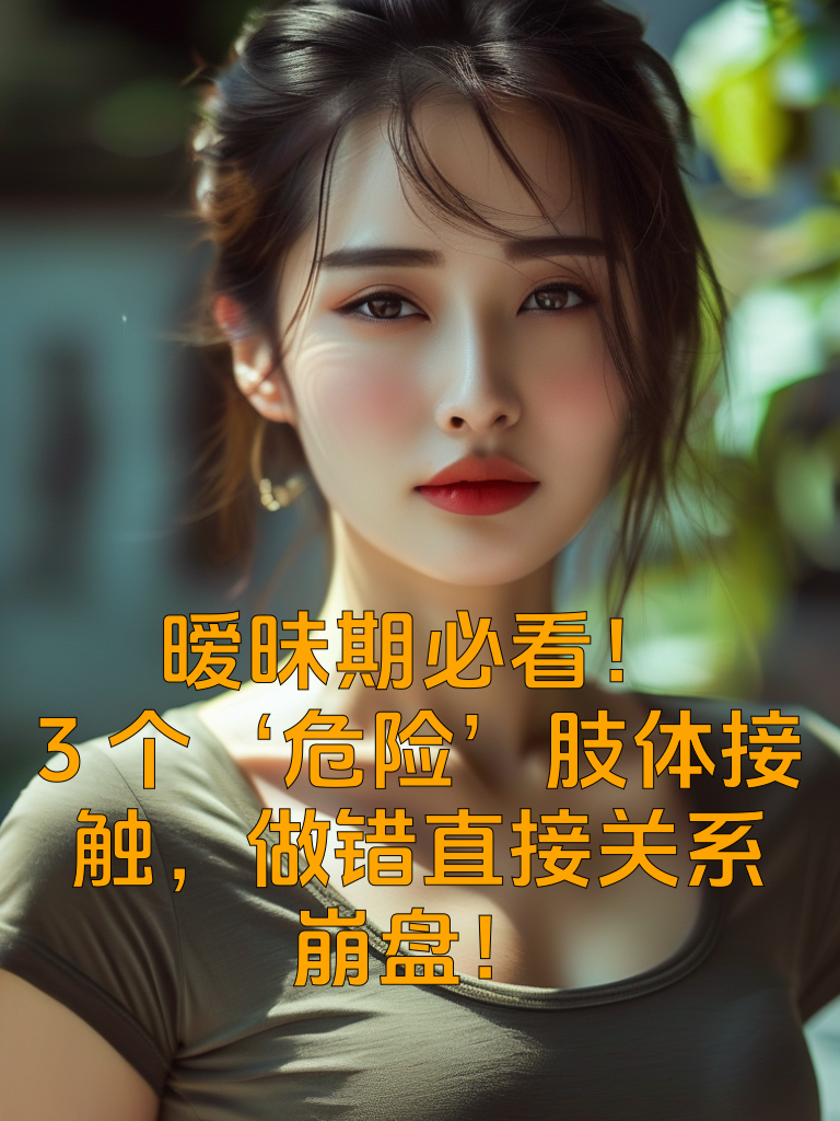 暧昧期必看！3个‘危险’肢体接触，做错直接关系崩盘！