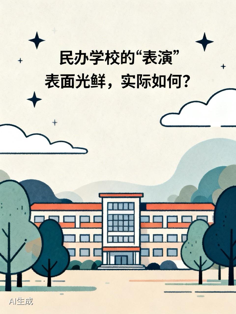 民办学校，有多少是在“表演”？现在的民办学校，不少都热衷于打造“高大上”的人设