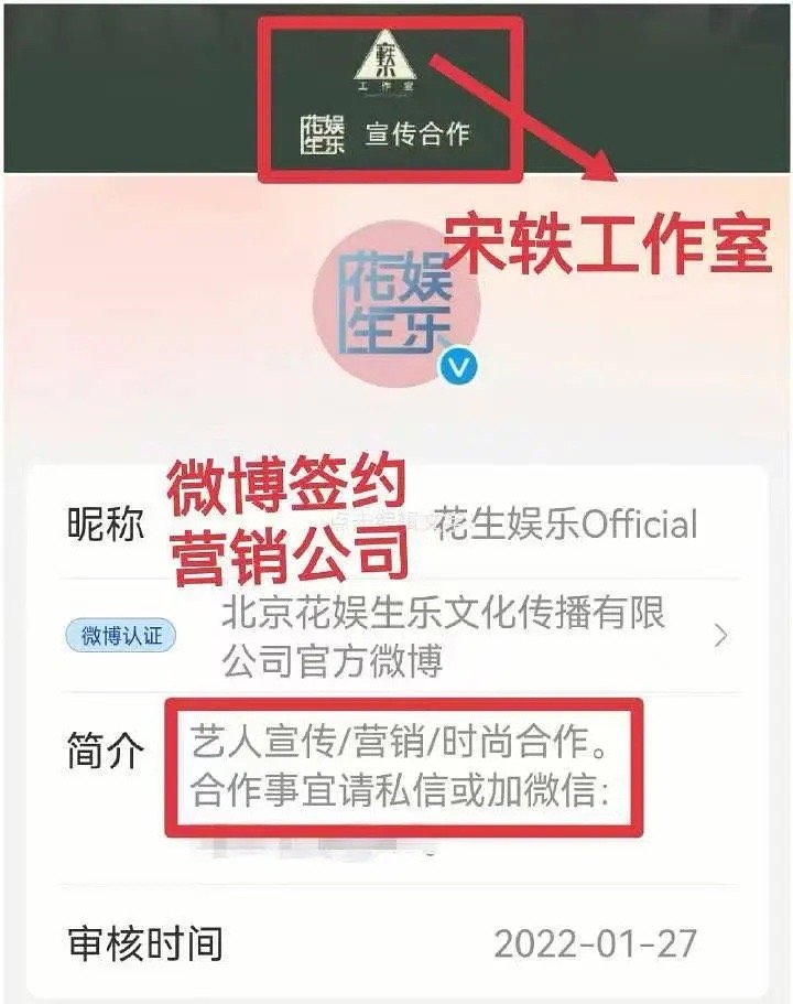 宋轶和🐟一家营销公司
