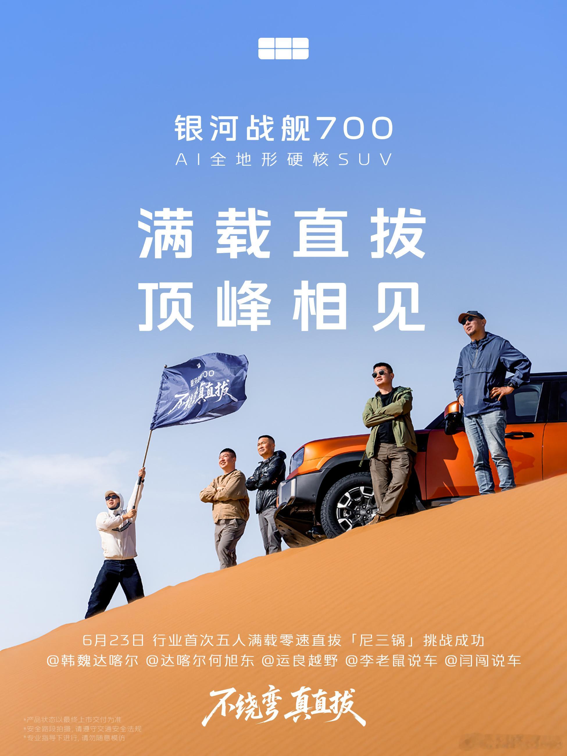 最近硬派越野圈里银河战舰700的热度确实不低，不是靠营销硬吹，是一路拿...