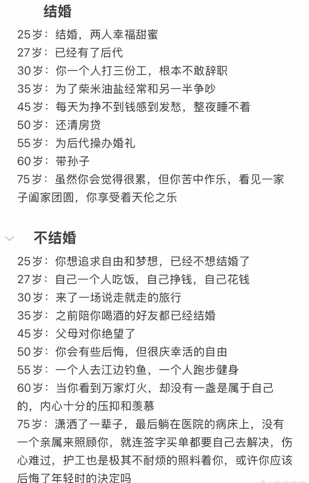 人还是需要结婚的。你说呢？