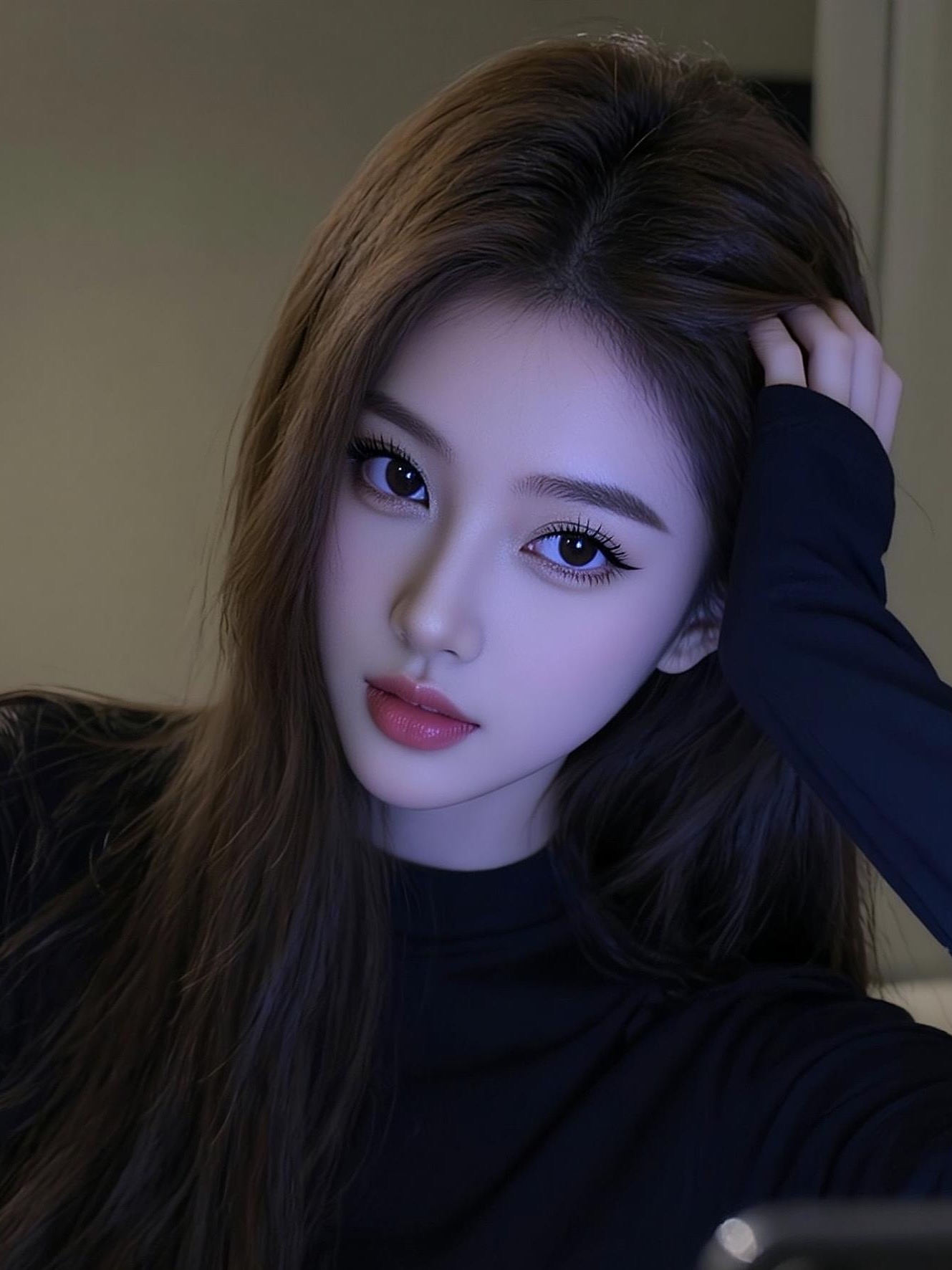 ai创作甜妹壁纸御姐壁纸清冷感美女<!--{img:0}...