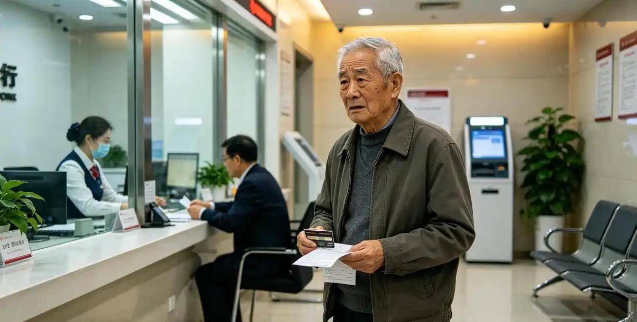 70岁大爷去银行取5万块钱被告知是大额业务，需要提前一天预约，即使大爷反复解释钱