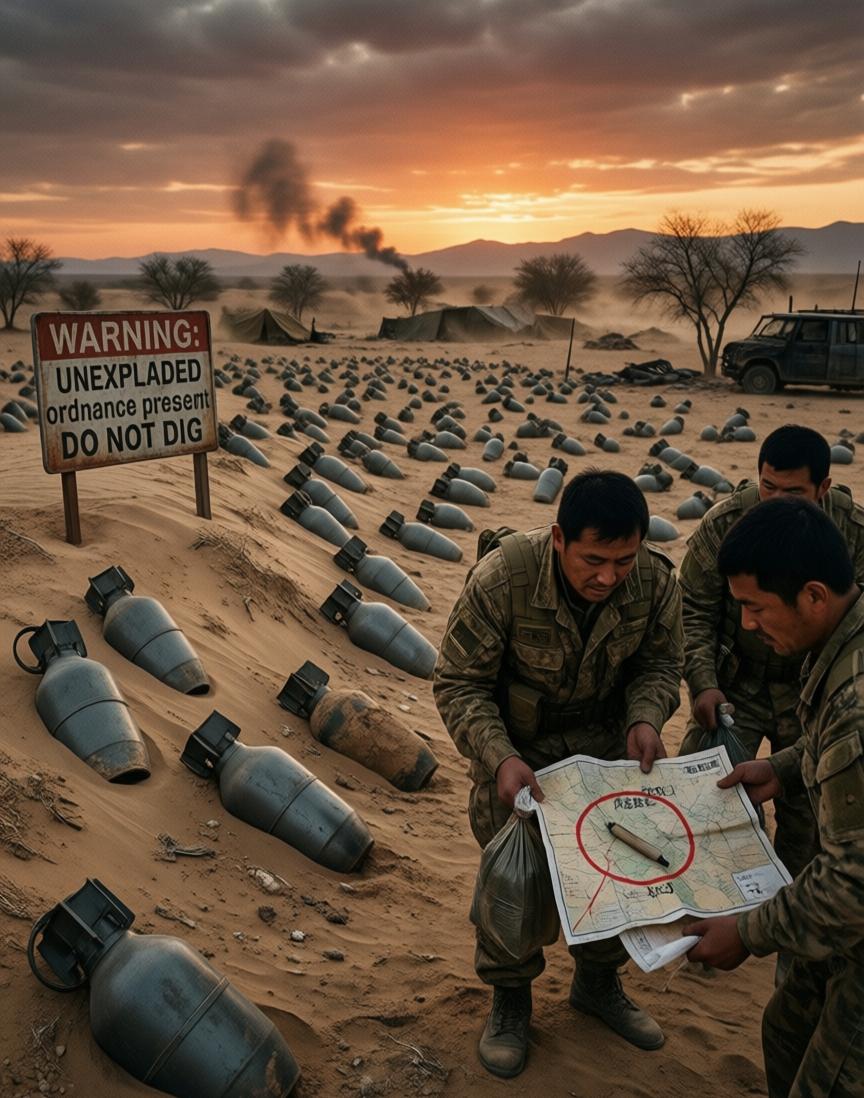 禁区升级！中东惊现“地面雷区”，数百枚未爆弹散布数公里，平民噩梦才刚开始3月