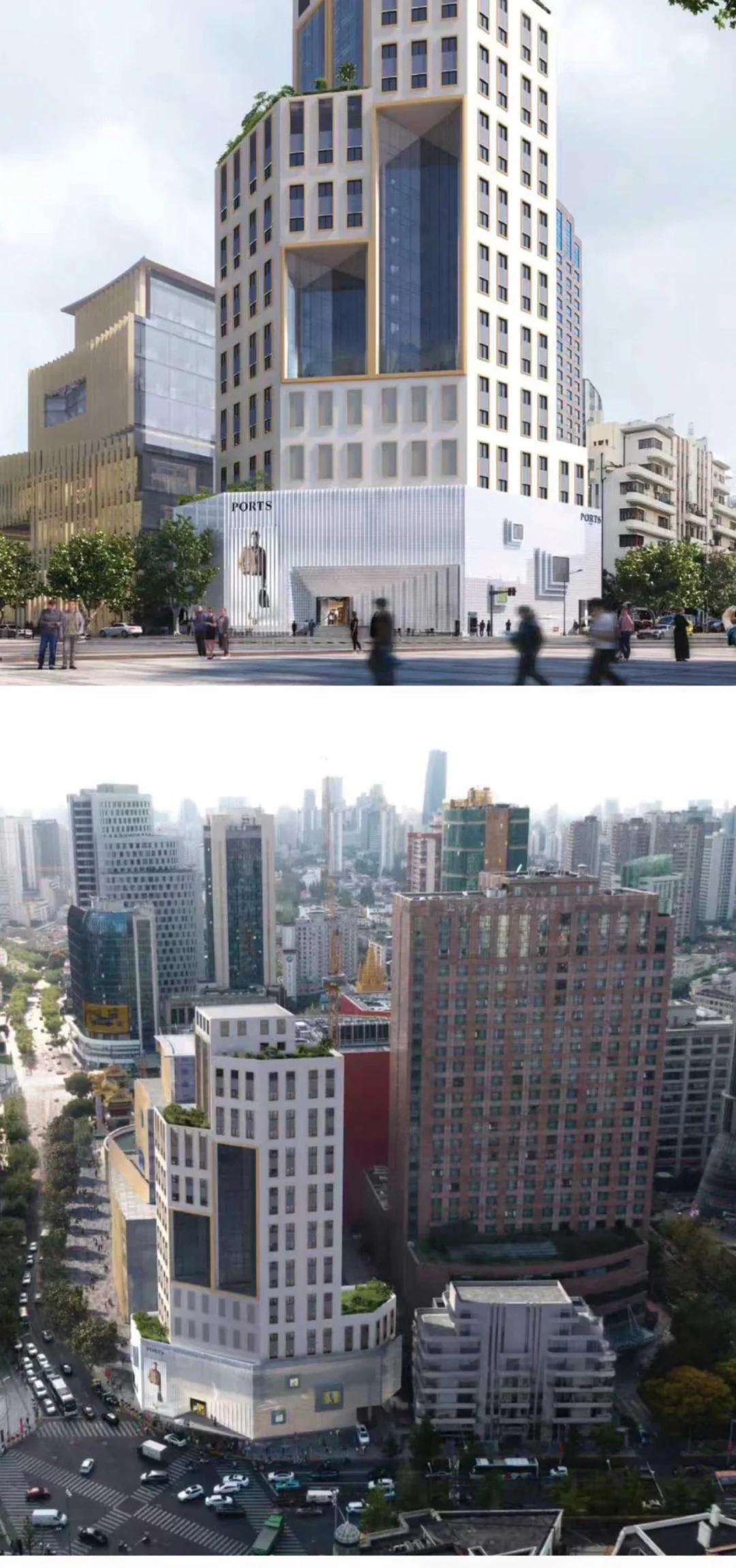 静安寺黄金街角，焕新玩乐你真行👍原地起飞👉最近，轻工机械大厦的外立面改造