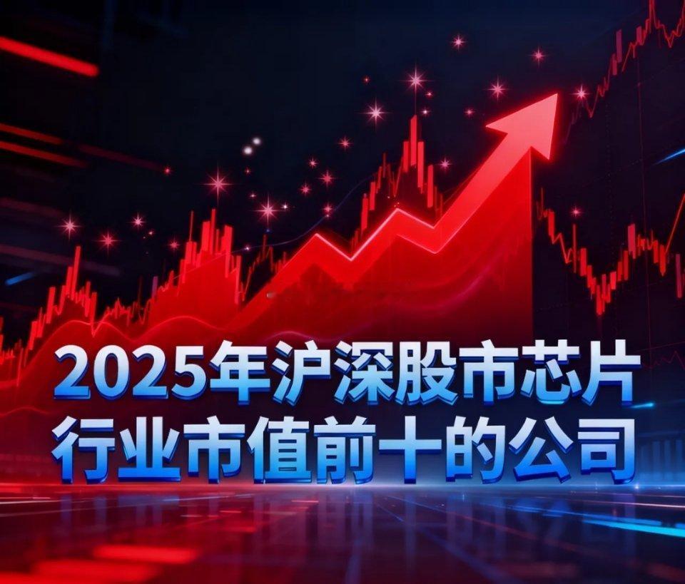 2025年沪深股市芯片行业市值前十的公司：1、中芯国际（688981）市值：95