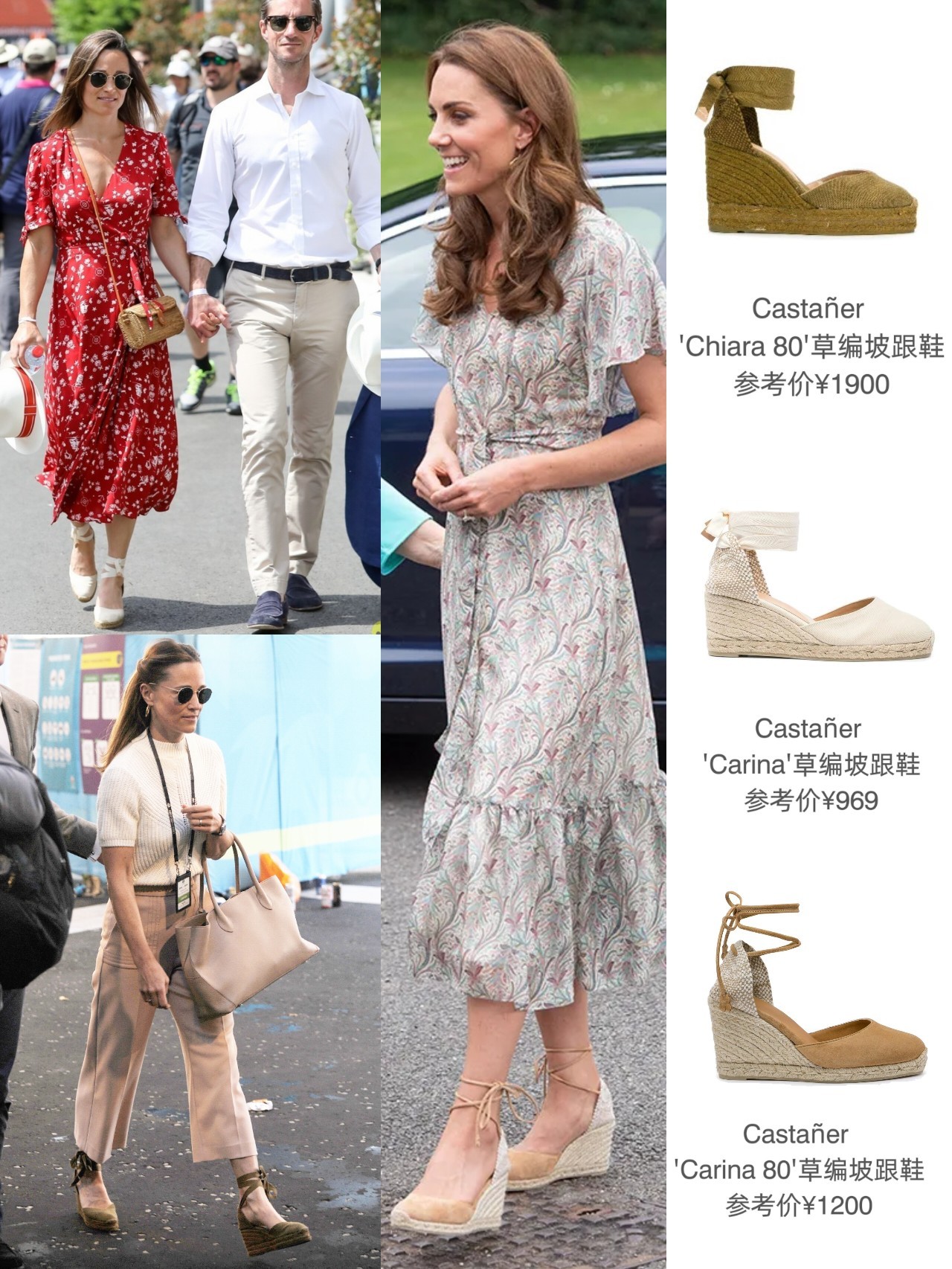 katemiddleton一组贵圈女眷穿过的Castañer~Cast