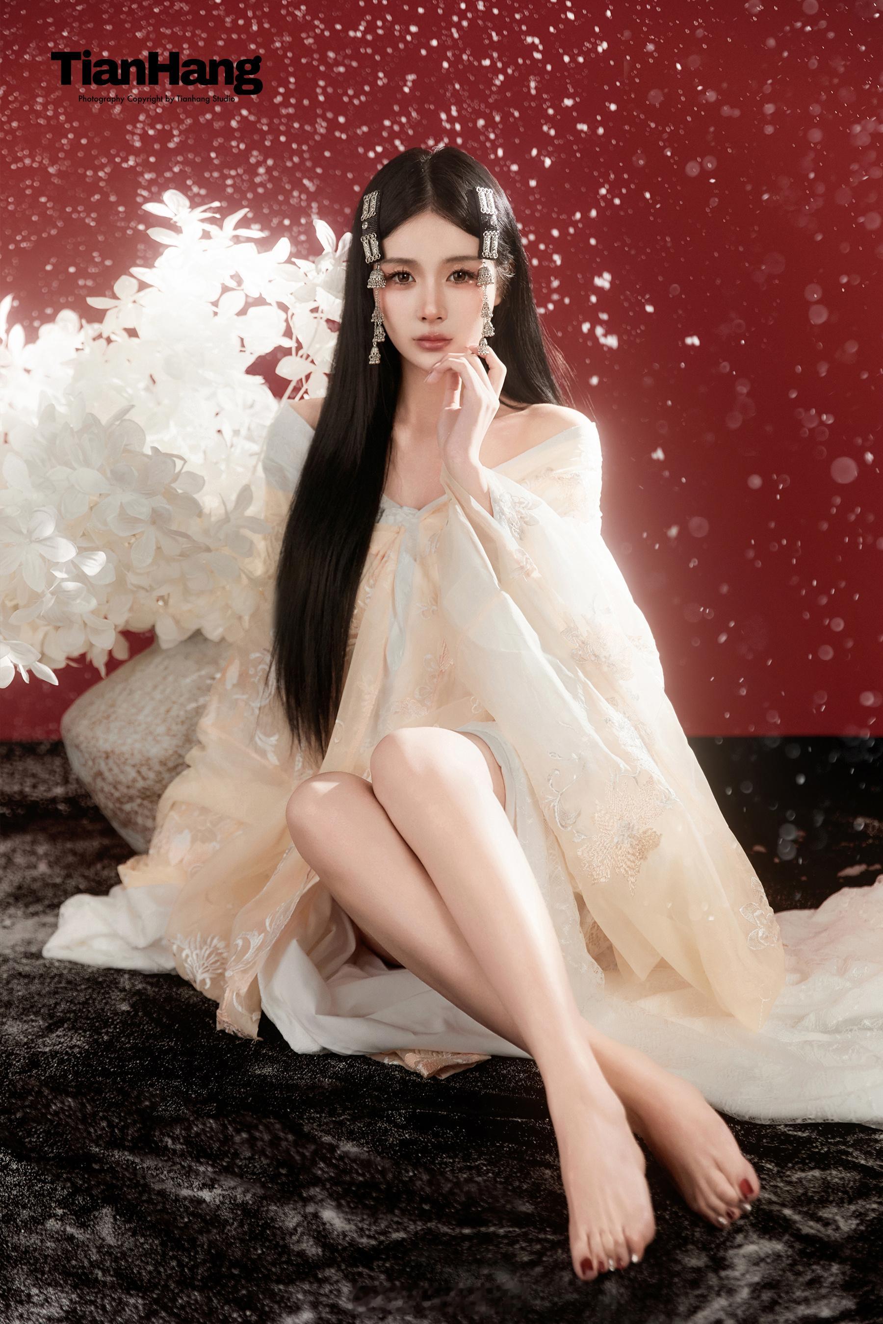 ✨棚拍分享新中式的浪漫在红与黑的碰撞中刹那永恒💫天航工作室棚拍新中式纯欲少