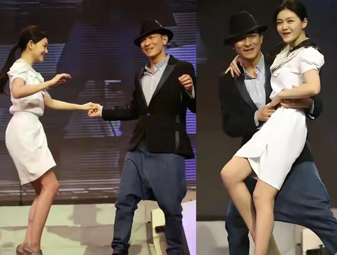 能在舞台上和刘德华如此亲密、放松又笑得一脸灿烂地共舞，恐怕也就只有大S了吧。就