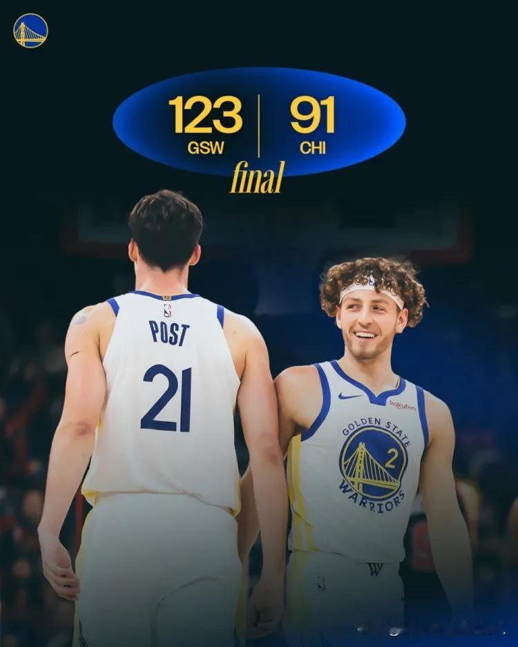 格林、库里继续缺阵勇士客场123:91大胜公牛迎来两连胜波杰姆斯基拿到全队最