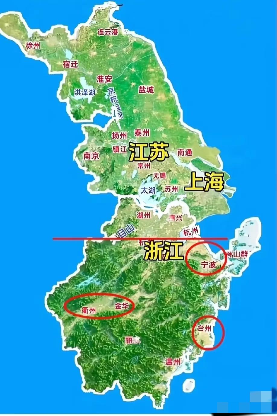 江浙沪富可敌国这话一点不假[呲牙笑]江浙沪富可敌国这话一点不假，尤其是浙江，发展