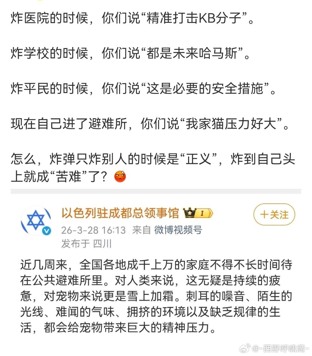 “你不能在打不过的时候，才说反战啊”
