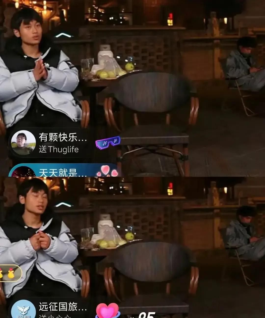 林北昨晚直播峰值不到八万，跟以前十万加差一大截。弹幕稀稀拉拉，小游戏没人接梗，