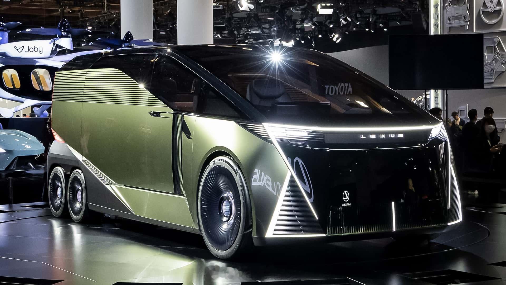 .6个轮子的全新雷克萨斯LS概念车正式亮相了，LS的含义从“LuxurySe