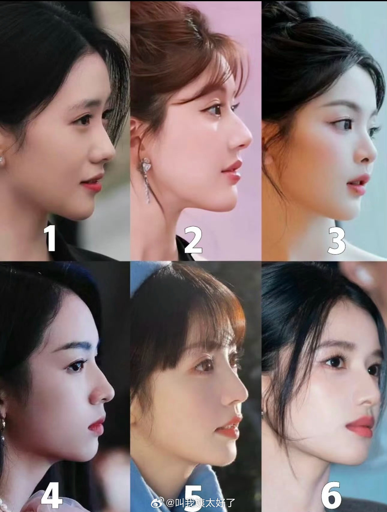 内娱小🌹名品侧颜一览🈶，大家更能get到谁？​​​