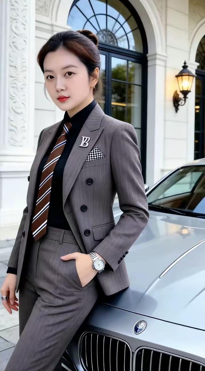 女孩子职业装蓝色还是黑色好一点