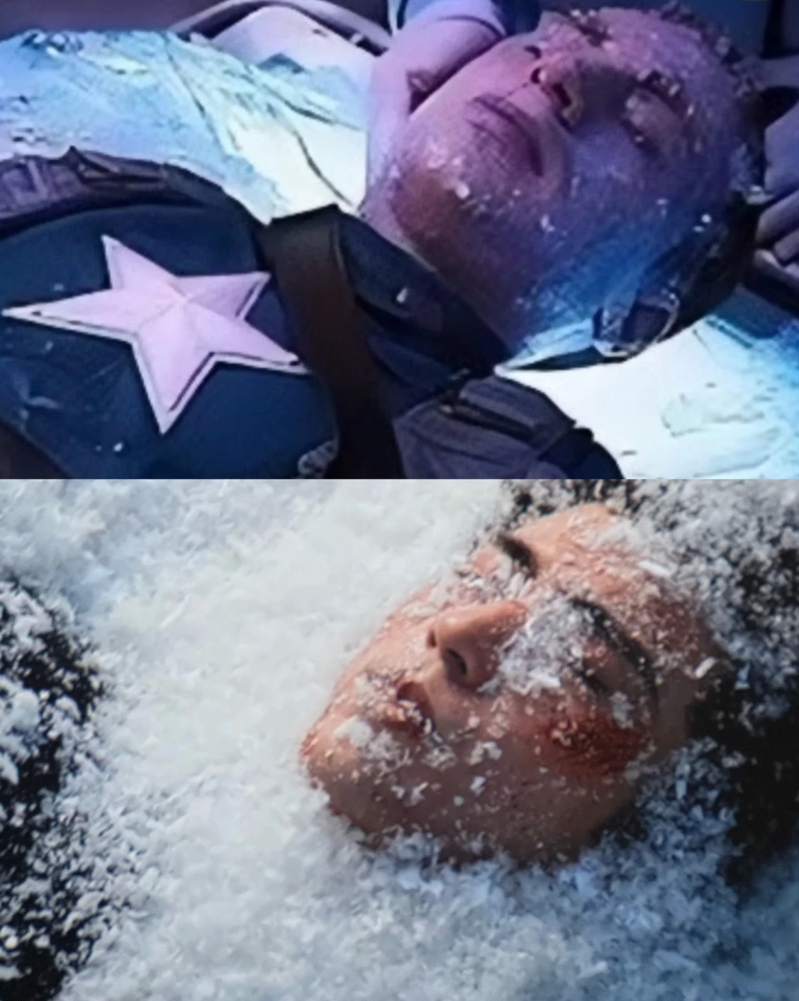 我就说张凌赫是美国队长网友看到雪地老冰棍一个没忍住纯玩梗