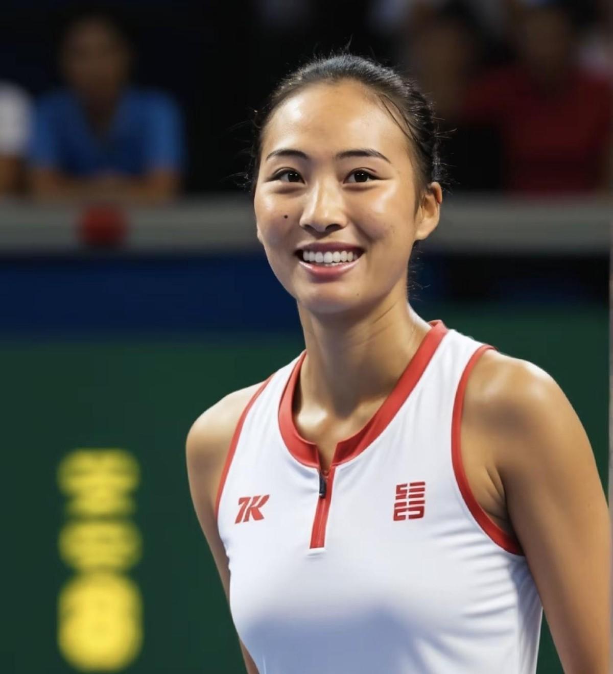 2026年中网公开赛还没开打，郑钦文先在发布会现场给所有人上了一课。长发披肩，发