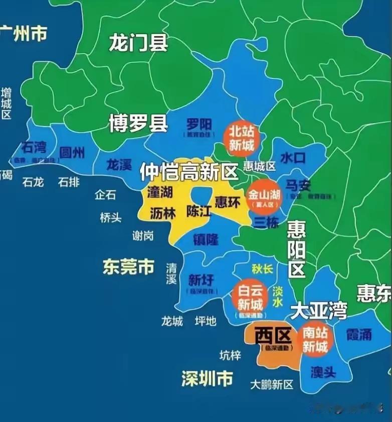 博罗不临深圳。跟惠阳没办法比。但是，博罗县好像跟深圳有天然的关联。博深高速，