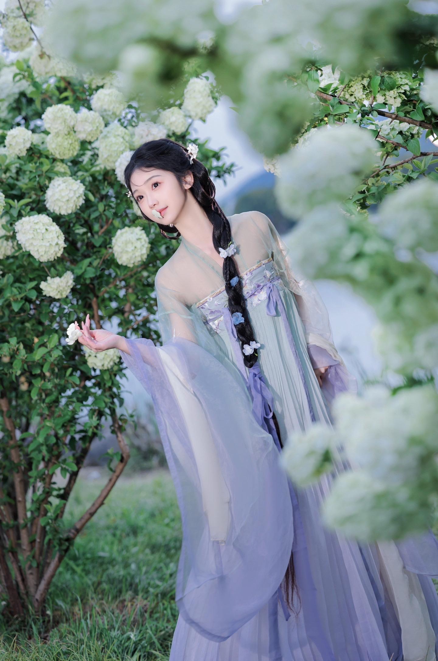 花间精灵～拍到了傍晚的蓝调 摄影技巧