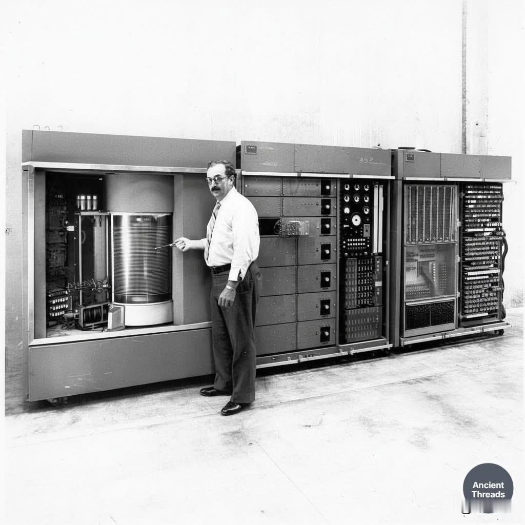 1956年，IBM推出了第一款商用硬盘驱动器——IBM305RAMAC。它的