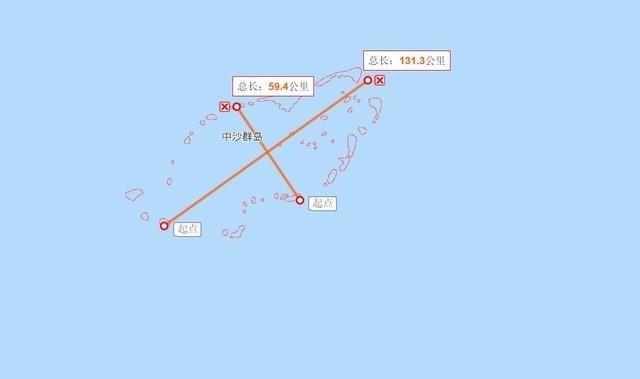 中沙群岛这一片如果能填海造陆就厉害了，这一片区域长130多公里，宽大约60公里，
