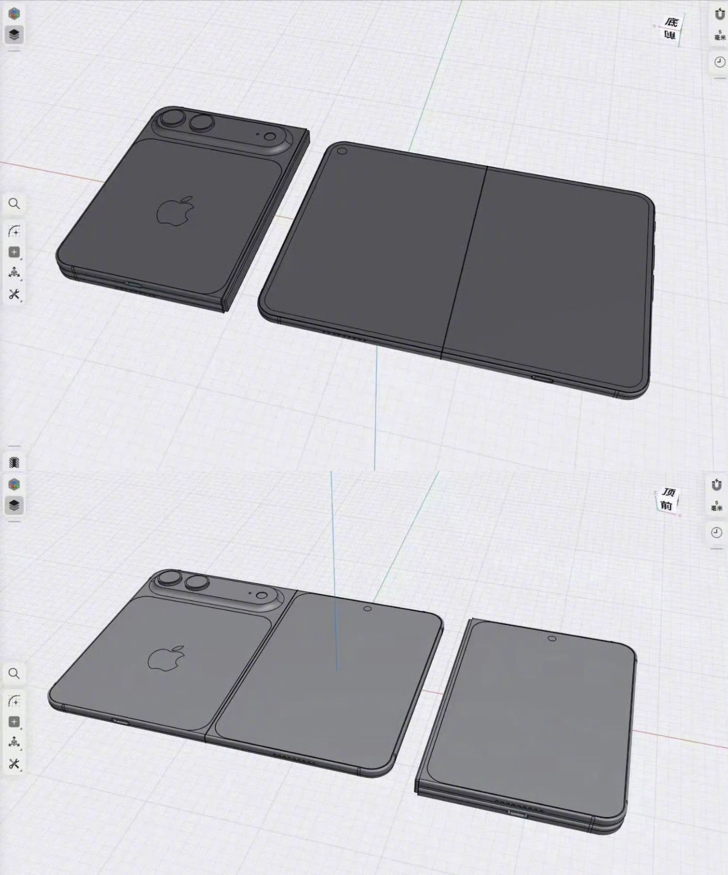 很多家厂商都开始布局阔折叠了，华为PuraX卖的不错，16:10或4:3的屏幕