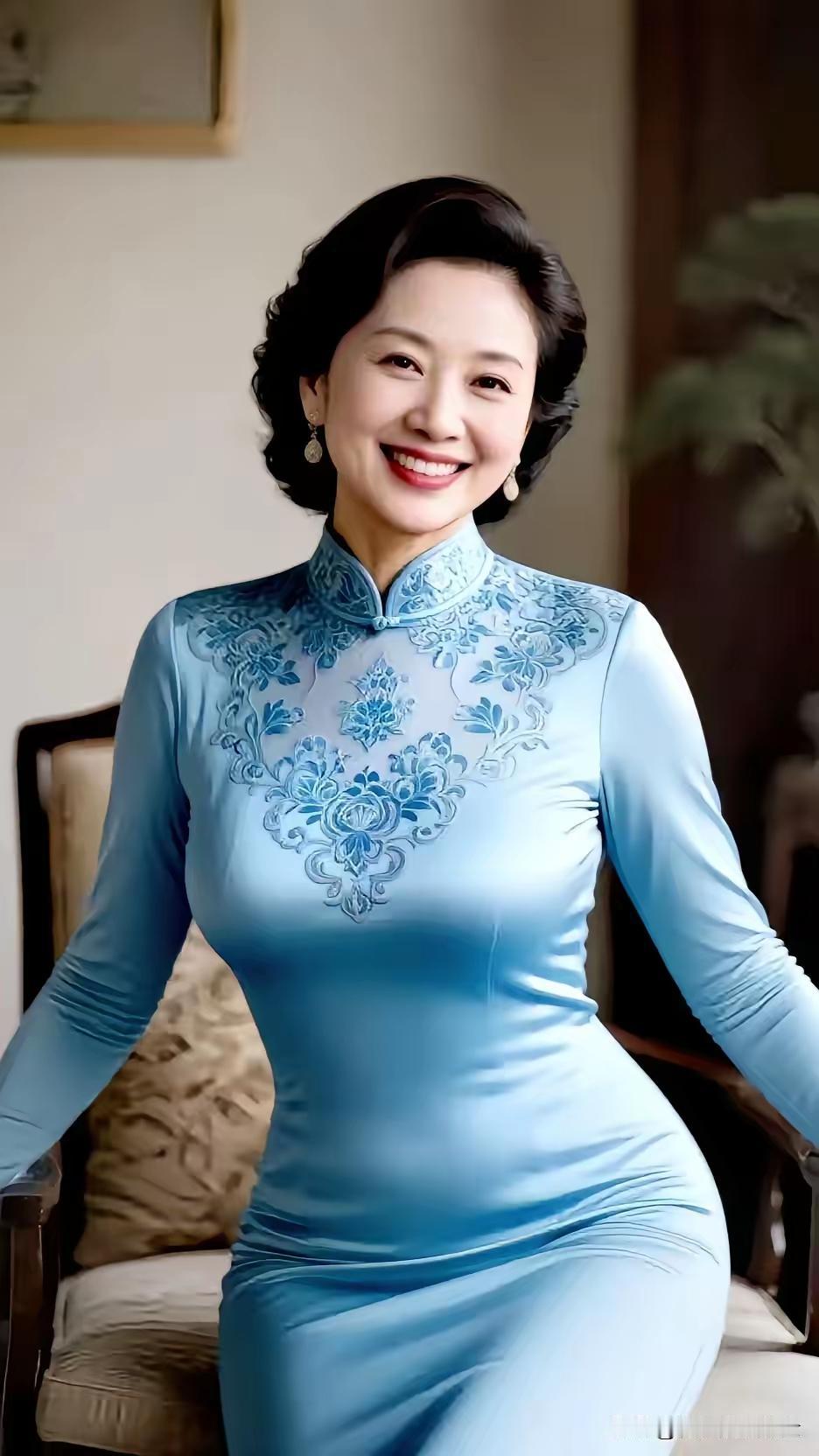 山坡羊·四十之魅四十娇俏，韵姿犹妙，女人风味风情绕。业途骄，意情豪，芬