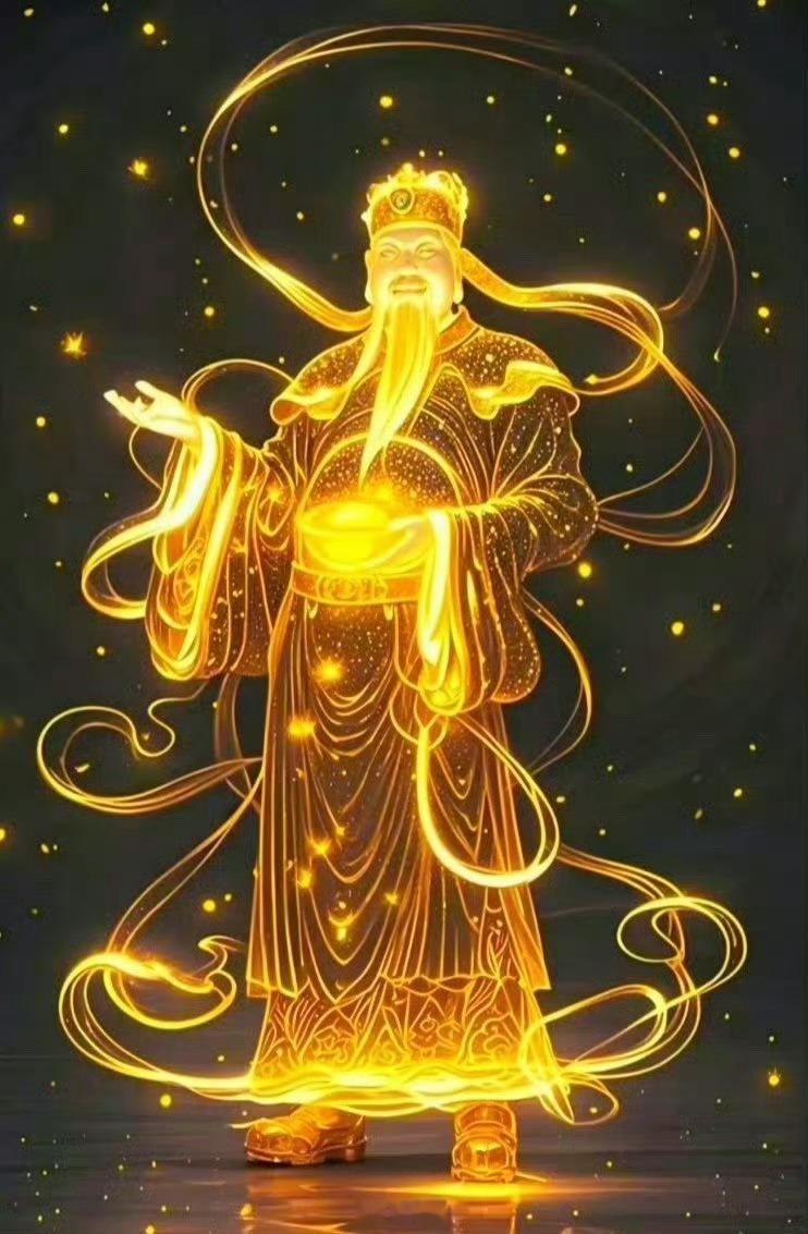 今夜财神上门，记得接财神