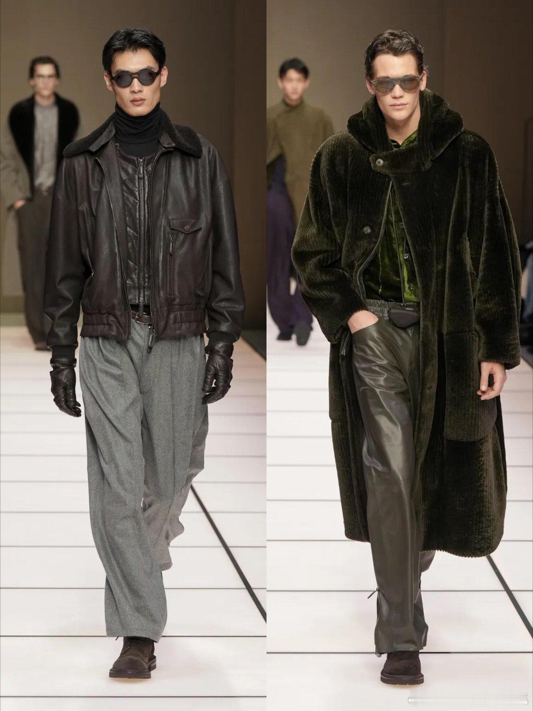 GiorgioArmani2026秋冬男装～“色彩”作为本系列的核心语言，橄