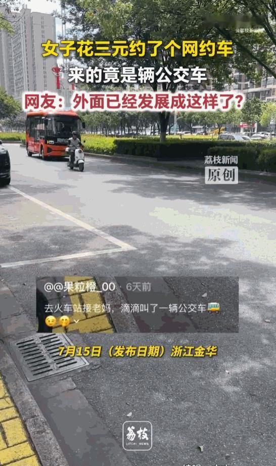 建议全国推广！浙江金华，一女子火车站接妈妈，竟然用手机叫来了一整辆公交车，全程只