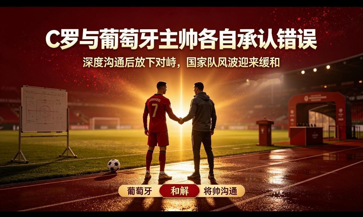 C罗与葡萄牙主帅各自承认错误持续多日的葡萄牙国家队风波终于迎来缓和的转机。经过多